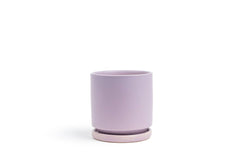 Limited Release - 6.5" Gemstone Cylinder Pot with Water Saucer