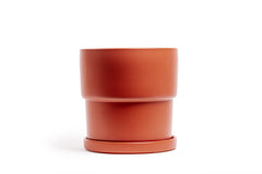 6.25" Calyx Pot with Water Saucer