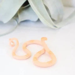Tangerine Pastel Ceramic Snake from Carter & Rose