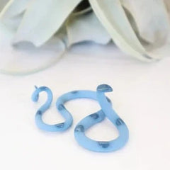 Blueberry Pastel Ceramic Snake from Carter & Rose