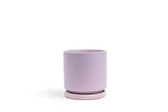 Limited Release - 4.5" Gemstone Cylinder Pot with Water Saucer