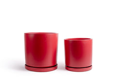 12.5" Gemstone Cylinder Pot with Water Saucer