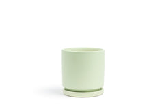 Limited Release - 4.5" Gemstone Cylinder Pot with Water Saucer