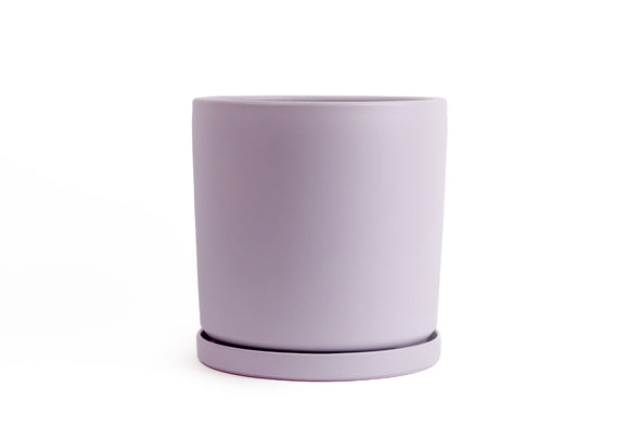 12.5" Limited Release Gemstone Cylinder Pot with Water Saucer